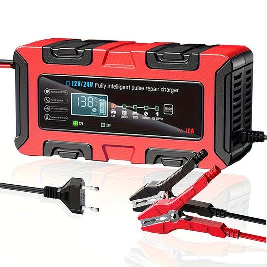 Carregador Inteligente de Bateria para Carros e Motos